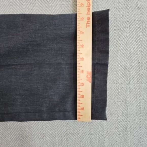 Twinhill Men's 36W 30L Flat Front Dark Gray Work Pants Reflective Stripe - Picture 9 of 12